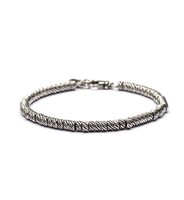 Bracciale Antracite Silver in Argento S07 ENEA